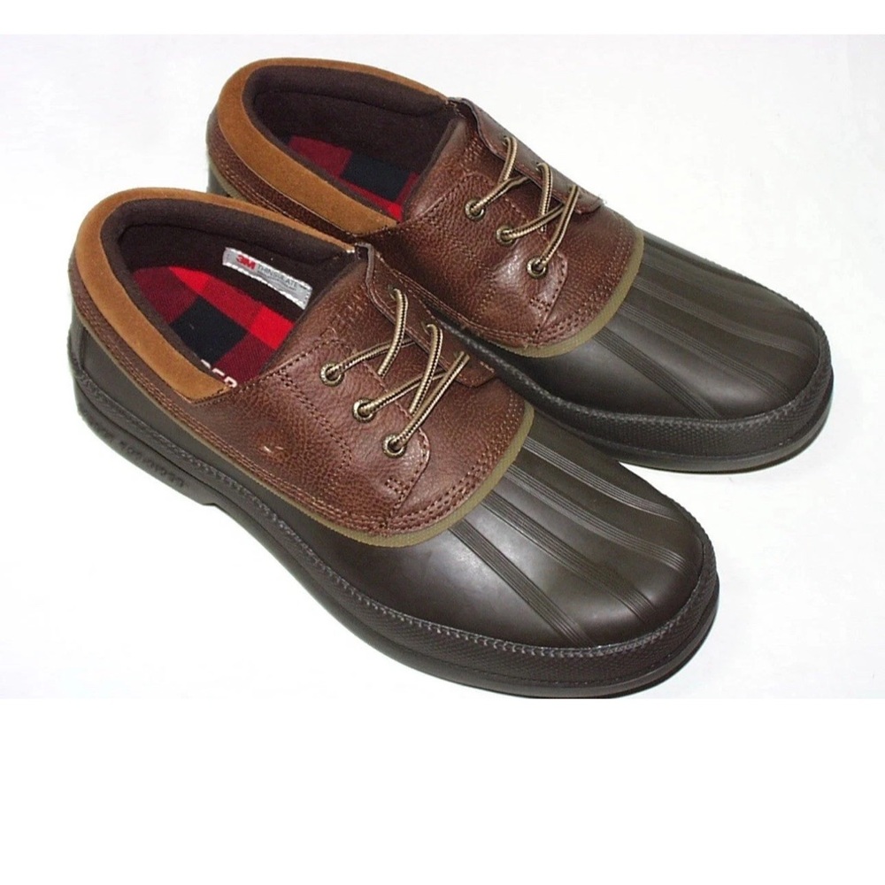 Sperry Top-Sider Cold Bay 3-Eye Duck Boot  Waterproof Brown/Tan 8 M NIB